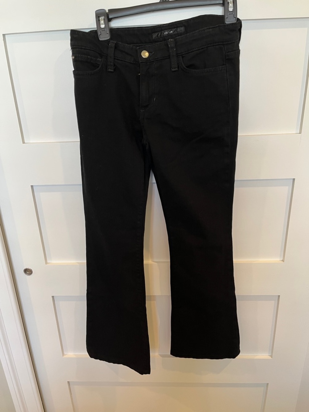 Joe's Jeans Black Flare Wide-Leg Jeans